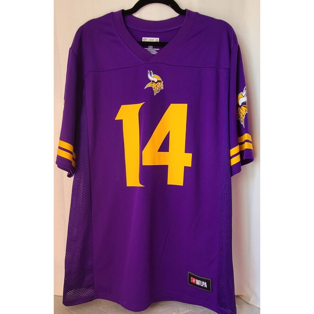 Nike NFL Stefon Diggs #14 Minnesota Vikings NFLPA Football Large Jersey
